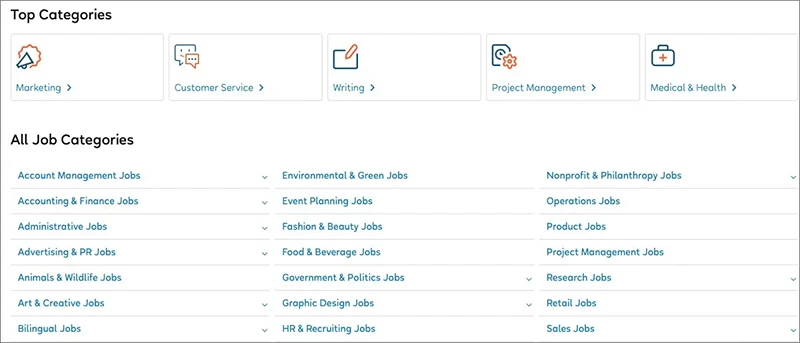 Apply for Jobs on Flexjobs